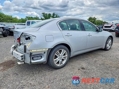 Trzecie zdjęcie samochodu z tyłu: 2010 INFINITI G37 SEDAN X VIN:JN1CV6AR7AM454015 - miniatura