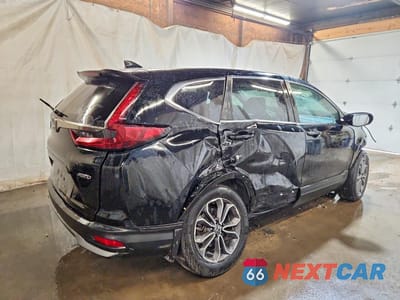 Trzecie zdjęcie samochodu z tyłu: 2021 HONDA CR-V EX VIN:5J6RW2H50MA009695 - miniatura