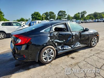 Trzecie zdjęcie samochodu z tyłu: 2018 HONDA CIVIC LX VIN:2HGFC2F50JH583569 - miniatura
