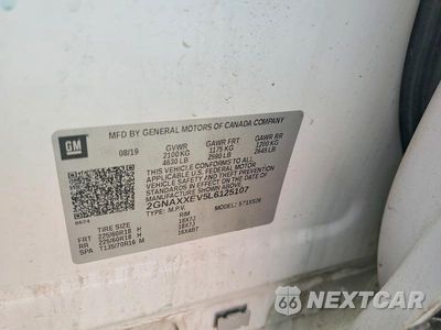 Zdjęcie 13 z 13 samochodu: 2020 CHEVROLET EQUINOX PREMIER VIN:2GNAXXEV5L6125107 - miniatura