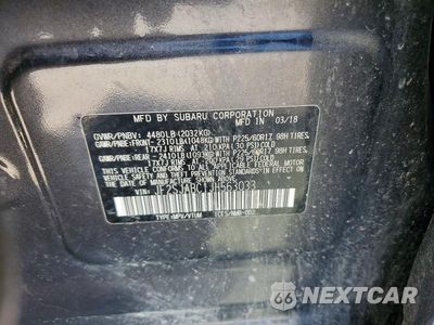 Zdjęcie 14 z 14 samochodu: 2018 SUBARU FORESTER 2.5I VIN:JF2SJABC1JH563033 - miniatura