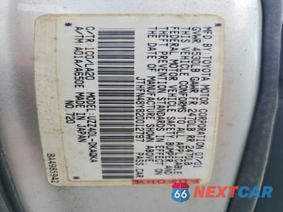 Zdjęcie 12 z 12 samochodu: 2002 LEXUS SC 430 VIN:JTHFN48Y820012797 - miniatura