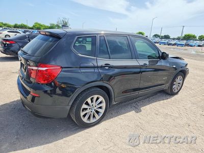 Trzecie zdjęcie samochodu z tyłu: 2013 BMW X3 XDRIVE28I VIN:5UXWX9C58D0D08817 - miniatura