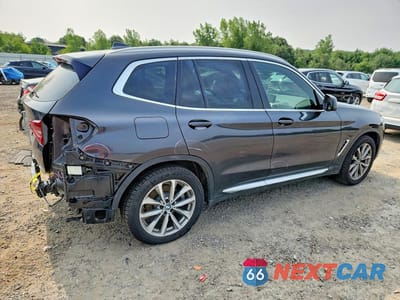 Trzecie zdjęcie samochodu z tyłu: 2019 BMW X3 XDRIVE30I VIN:5UXTR9C57KLD98616 - miniatura