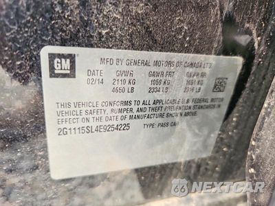 Zdjęcie 12 z 12 samochodu: 2014 CHEVROLET IMPALA LT VIN:2G1115SL4E9254225 - miniatura