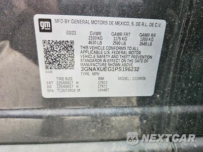 Zdjęcie 13 z 13 samochodu: 2023 CHEVROLET EQUINOX LT VIN:3GNAXUEG1PS196232 - miniatura