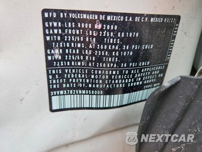 Zdjęcie 13 z 13 samochodu: 2022 VOLKSWAGEN TAOS SE VIN:3VVWX7B25NM058009 - miniatura