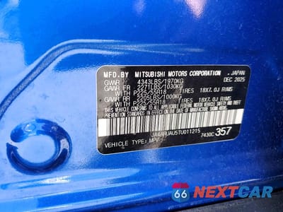 Zdjęcie 13 z 13 samochodu: 2026 MITSUBISHI OUTLANDER SPORT S/SE VIN:JA4ARUAU5TU011215 - miniatura