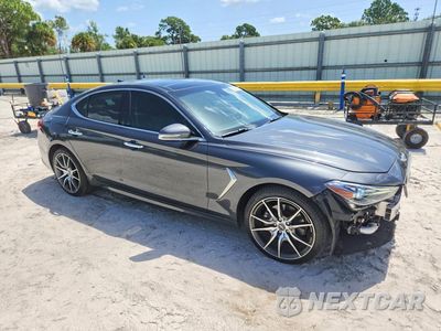 Czwarte zdjęcie samochodu z boku: 2021 GENESIS G70 ELITE VIN:KMTG34LA5MU072748 - miniatura