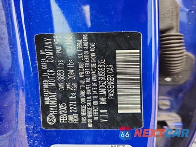 Zdjęcie 12 z 12 samochodu: 2025 HYUNDAI ELANTRA SEL SPORT VIN:KMHLM4DG2SU989832 - miniatura