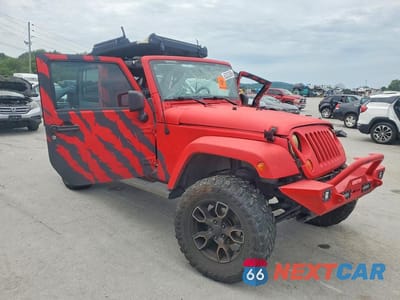 Czwarte zdjęcie samochodu z boku: 2007 JEEP WRANGLER SAHARA VIN:1J8GA59197L214801 - miniatura