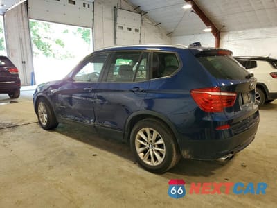 Drugie zdjęcie samochodu z przodu: 2014 BMW X3 XDRIVE28I VIN:5UXWX9C54E0D42674 - miniatura