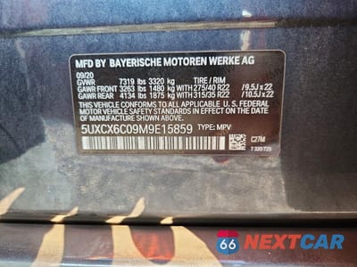 Zdjęcie 13 z 13 samochodu: 2021 BMW X7 M50I VIN:5UXCX6C09M9E15859 - miniatura