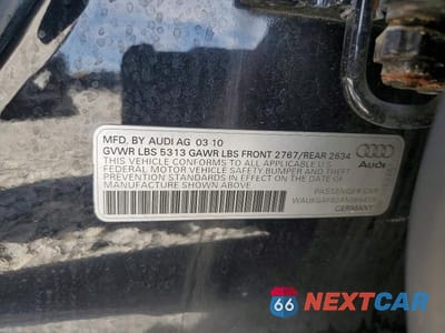 Zdjęcie 12 z 12 samochodu: 2010 AUDI A6 VIN:WAUKGAFB2AN066439 - miniatura