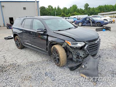 Czwarte zdjęcie samochodu z boku: 2019 CHEVROLET TRAVERSE PREMIER VIN:1GNERKKW0KJ278054 - miniatura