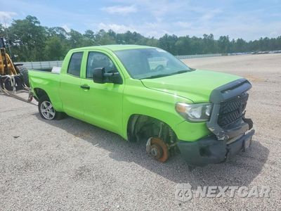 Czwarte zdjęcie samochodu z boku: 2021 TOYOTA TUNDRA SR VIN:5TFUY5F19MX972524 - miniatura