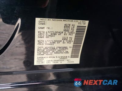 Zdjęcie 12 z 12 samochodu: 2018 NISSAN TITAN XD VIN:1N6BA1F49JN519085 - miniatura