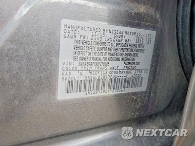 Zdjęcie 12 z 12 samochodu: 2019 NISSAN SENTRA SV VIN:3N1AB7AP0KY270165 - miniatura