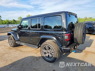 Drugie zdjęcie samochodu z przodu: 2024 JEEP WRANGLER HIGH ALTITUDE 4XE VIN:1C4RJXU69RW114763 - miniatura