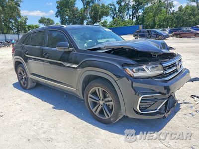 Czwarte zdjęcie samochodu z boku: 2021 VOLKSWAGEN ATLAS CROSS SPORT SE VIN:1V2ME2CA9MC238399 - miniatura