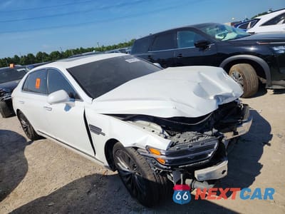 Czwarte zdjęcie samochodu z boku: 2020 GENESIS G90 PREMIUM VIN:KMTF34PA8LU081044 - miniatura