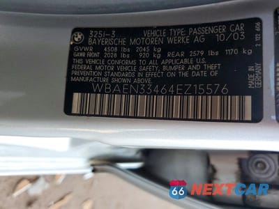 Zdjęcie 12 z 12 samochodu: 2004 BMW 325 IT VIN:WBAEN33464EZ15576 - miniatura