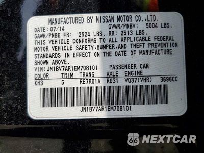 Zdjęcie 13 z 13 samochodu: 2014 INFINITI Q50 BASE VIN:JN1BV7AR1EM708101 - miniatura