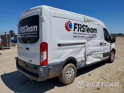 Trzecie zdjęcie samochodu z tyłu: 2017 FORD TRANSIT 250 DELIVERY VAN VIN:1FTYR2CM2HKA54029 - miniatura