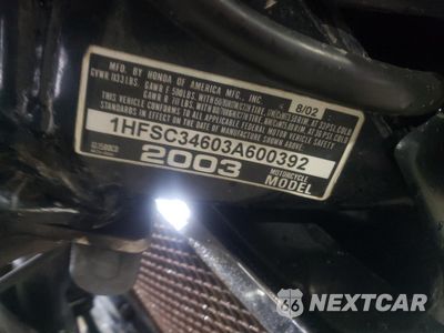 Zdjęcie 10 z 11 samochodu: 2003 HONDA GL1500 CD VIN:1HFSC34603A600392 - miniatura