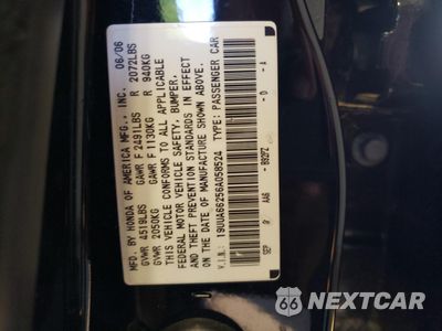 Zdjęcie 12 z 12 samochodu: 2006 ACURA 3.2TL VIN:19UUA66256A058524 - miniatura