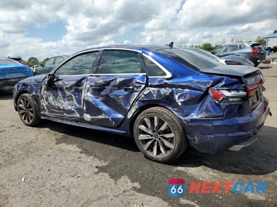 Drugie zdjęcie samochodu z przodu: 2022 AUDI A4 PREMIUM 40 VIN:WAUABAF40NA014252 - miniatura