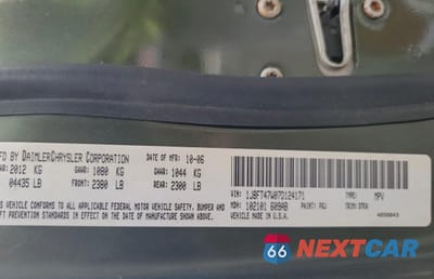 Zdjęcie 10 z 10 samochodu: 2007 JEEP COMPASS VIN:1J8FT47W07D124171 - miniatura