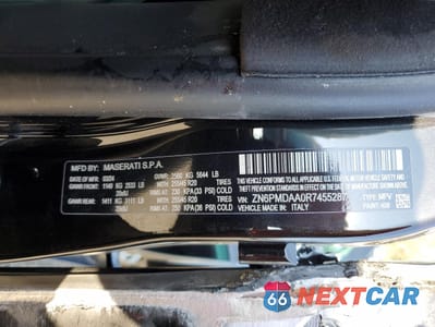 Zdjęcie 13 z 13 samochodu: 2024 MASERATI GRECALE GT VIN:ZN6PMDAA0R7455287 - miniatura