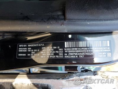 Zdjęcie 13 z 13 samochodu: 2024 MASERATI GRECALE GT VIN:ZN6PMDAA0R7455287 - miniatura