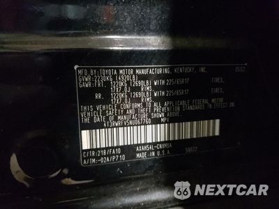 Zdjęcie 13 z 13 samochodu: 2022 TOYOTA RAV4 XLE VIN:4T3RWRFV5NU067760 - miniatura