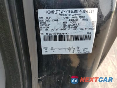 Zdjęcie 12 z 12 samochodu: 2006 FORD F450 SUPER DUTY VIN:1FDXF46P06EA61901 - miniatura
