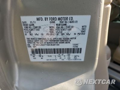 Zdjęcie 13 z 13 samochodu: 2011 FORD ESCAPE XLT VIN:1FMCU9D71BKB45130 - miniatura
