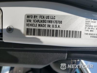 Zdjęcie 13 z 13 samochodu: 2021 JEEP GRAND CHEROKEE L LIMITED VIN:1C4RJKBG1M8170708 - miniatura