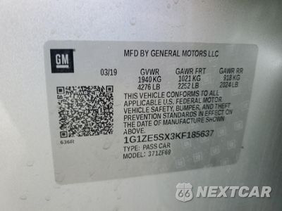 Zdjęcie 14 z 14 samochodu: 2019 CHEVROLET MALIBU PREMIER VIN:1G1ZE5SX3KF185637 - miniatura