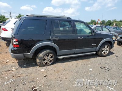 Trzecie zdjęcie samochodu z tyłu: 2006 FORD EXPLORER XLT VIN:1FMEU73E66UB29030 - miniatura