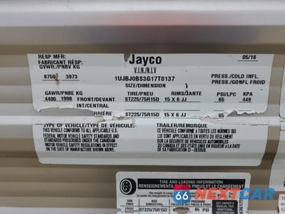 Zdjęcie 10 z 10 samochodu: 2016 JAYCO JAY FLIGHT VIN:1UJBJ0BS3G17T0137 - miniatura