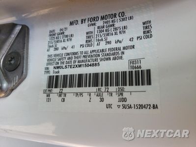 Zdjęcie 13 z 13 samochodu: 2021 FORD TRANSIT CONNECT XL VIN:NM0LS7E2XM1504885 - miniatura