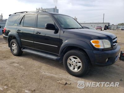 Czwarte zdjęcie samochodu z boku: 2001 TOYOTA SEQUOIA LIMITED VIN:5TDBT48A31S042407 - miniatura