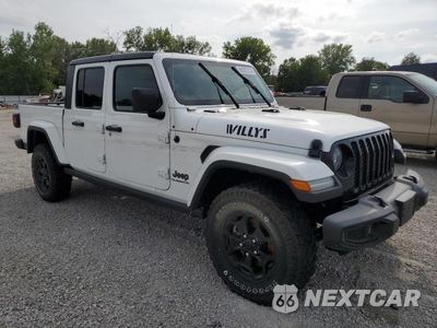 Czwarte zdjęcie samochodu z boku: 2021 JEEP GLADIATOR SPORT VIN:1C6HJTAGXML577448 - miniatura