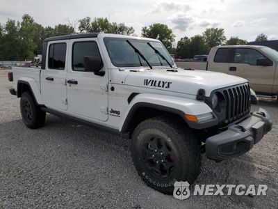 Czwarte zdjęcie samochodu z boku: 2021 JEEP GLADIATOR SPORT VIN:1C6HJTAGXML577448 - miniatura
