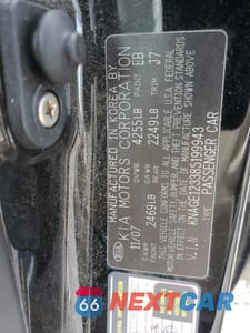 Zdjęcie 14 z 14 samochodu: 2008 KIA OPTIMA LX VIN:KNAGE123385199943 - miniatura