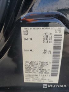 Zdjęcie 14 z 14 samochodu: 2019 NISSAN ALTIMA SV VIN:1N4BL4DV4KC168471 - miniatura
