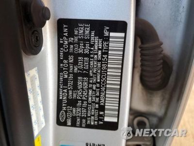 Zdjęcie 14 z 14 samochodu: 2012 HYUNDAI VERACRUZ GLS VIN:KM8NU4CC5CU198154 - miniatura