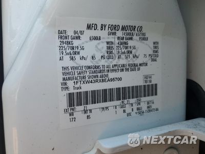 Zdjęcie 13 z 13 samochodu: 2008 FORD F450 SUPER DUTY VIN:1FTXW43RX8EA95700 - miniatura