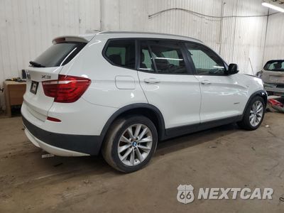 Trzecie zdjęcie samochodu z tyłu: 2013 BMW X3 XDRIVE28I VIN:5UXWX9C51D0A09685 - miniatura